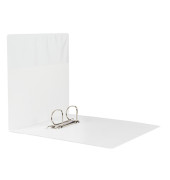 Pr&auml;sentationsringbuch 4146, A4+ 2 Ringe 20mm Ring-&Oslash; Polypropylen (PP), 2 Au&szlig;entaschen, 1 Innentasche, wei&szlig;