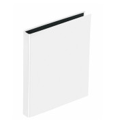 Ringbuch Basic Colours 20606-02, A4 2 Ringe 25mm Ring-Ø Pappe Polypropylen Cellophanierung weiß