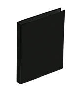Ringbuch Basic Colours 20406-01 A5 schwarz 2-Ring Ø 25mm Kunststoff