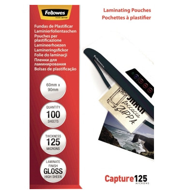 Laminierfolien Capture125 FW5397402, Karten, 60x90mm, glänzend