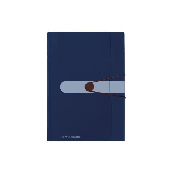 4008110517018 - Fächermappe easy orga to go green 11411261 A4 mit 12 Fächern 12-teilig blanko Kunststoff dunkelblau 4008110517018 Herlitz