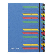 Ordnungsmappe Deskorganizer Classic 24151-02, A-Z, blau, Din A4, 24 F&auml;cher