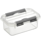 Aufbewahrungsbox Q-line H6162102, 0,5 Liter mit Deckel, für A7, außen 150x100x63mm, Kunststoff transparent
