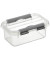 Aufbewahrungsbox Q-Line H6162102, 0,5 Liter, mit Deckel, au&szlig;en 150x100x63mm, Kunststoff transparent