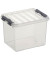 Aufbewahrungsbox Q-Line H6162502, 3 Liter, mit Deckel, au&szlig;en 200x150x140mm, Kunststoff transparent