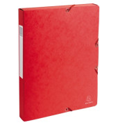Heftbox Exabox 50305E, A4 rot, 2,5cm F&uuml;llh&ouml;he, Karton 600g