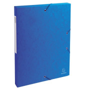 Heftbox Exabox 50302E, A4 blau, 2,5cm F&uuml;llh&ouml;he, Karton 600g