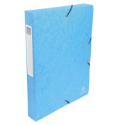 Heftbox Exabox 50406E, A4 t&uuml;rkis, 4cm F&uuml;llh&ouml;he, Karton 600g