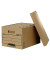 Archivcontainer Earth Series Gro&szlig;e Archivbox 4470701, A4, braun, innen 44,5x32,5x26cm (TxBxH), Karton