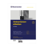 R&uuml;ckenschilder 66309, wei&szlig;, breit/kurz, 61x192mm, selbstklebend