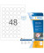 Folienetiketten Special 4571, wei&szlig;, &Oslash; 30mm, rund