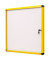 Schaukasten Enclore Ultrabrite gelb 20 x A4 Metallrückwand weiß magnetisch