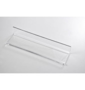 Ablageboard 7-126800 für Glastafel 200mm transparent