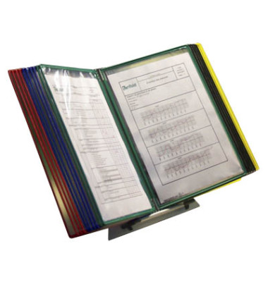 Sichttafelst&auml;nder TECHNIC 434209 DIN A4 20Sichttafeln sort.