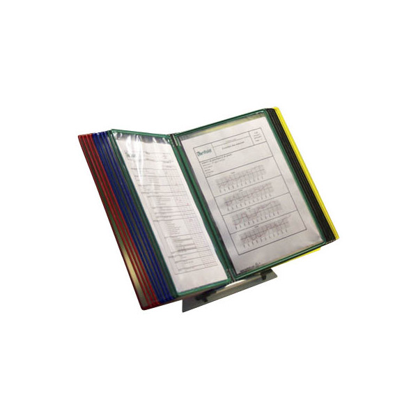 3377994342094 - Djois Tarifold Sichttafelsystem 6434209 DIN A4 Farbig Sortiert Metall 30 x 39 x 24 cm