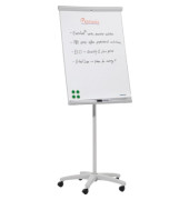 Flipchart U-Act! Line, FC91, 70x100cm, wei&szlig;, mit Rollen