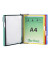 Sichttafelwandhalter 414609 DIN A4 magnetisch grau