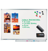 Whiteboard Professional, 7-100063, 150x100cm (BxH), emailliert, Aluminiumrahmen