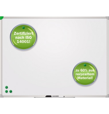 Whiteboard U-Act! Line, SC918012, 120x80cm (BxH), lackiert, Aluminiumrahmen