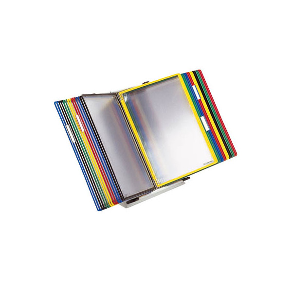 3377994343091 - Tischständer A4 grau aus Metall mit 30 Sichttafeln A4 sortiert 3377994343091 Tarifold