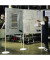 Whiteboardstellwand 7-640255, 150x90cm, emailliert, Aluminiumrahmen