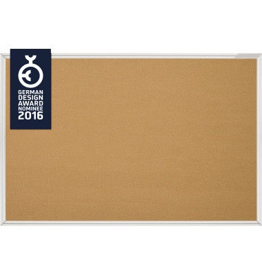 Pinnwand Design SP, 12175, 90x60cm (BxH), Kork, Aluminiumrahmen