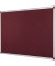 Pinnwand SA0305170, 90x60cm, Filz, Aluminiumrahmen, rot