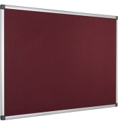 Pinnwand SA0505170, 120x90cm, Filz, Aluminiumrahmen, rot