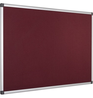 Pinnwand SA0505170, 120x90cm, Filz, Aluminiumrahmen, rot Pinnwand SA0505170, 120x90cm, Filz, Aluminiumrahmen, rot