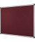 Pinnwand SA1205170, 150x120cm, Filz, Aluminiumrahmen, rot