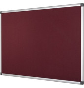 Pinnwand SA2105170, 240x120cm, Filz, Aluminiumrahmen, rot