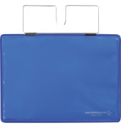 Kennzeichnungshülle 165241 A5 quer PVC bl