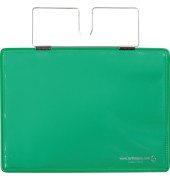 Kennzeichnungshülle 165245 A5 quer PVC gn