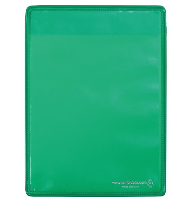 Kennzeichnungshülle 166205 A5 hoch PVC gn magnethaftend