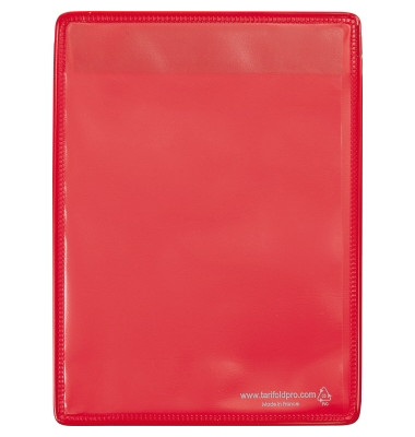 Kennzeichnungshülle 166003 A4 hoch PVC rt magnethaftend