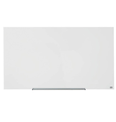 Glas-Magnetboard 1905177, 126x71cm, weiß