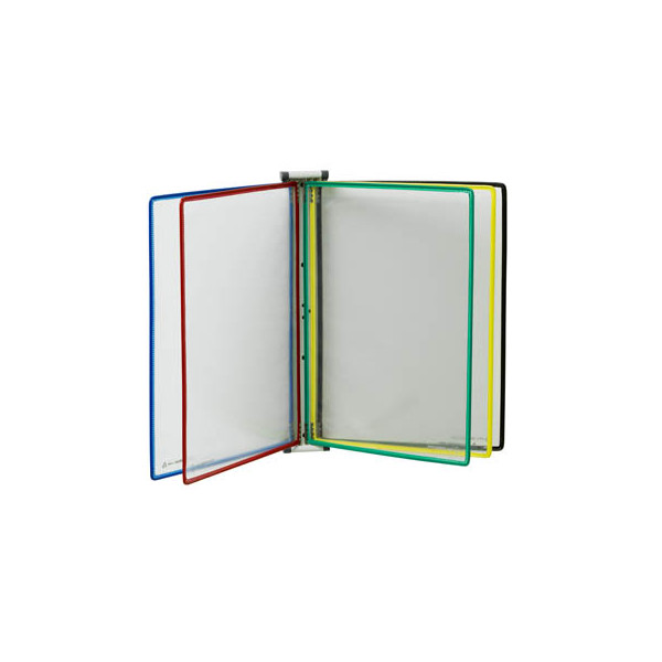 3377994161695 - tarifold Wand-Sichttafelsystem 416169 DIN A4 farbsortiert mit 5 St Sichttafeln 1 St