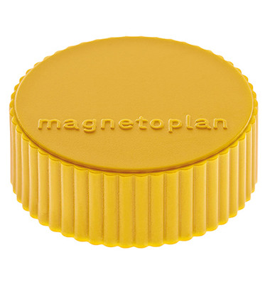 Haftmagnete Discofix Magnum 1660002 rund 34x13mm (ØxH) gelb 2000g Haftkraft