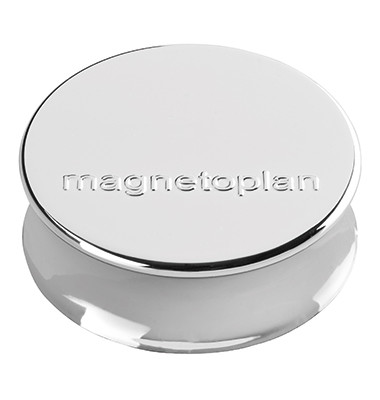 Haftmagnete Ergo Large 1665032 rund 34x12,5mm (ØxH) silber 2000g Haftkraft