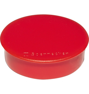 Haftmagnet 4801, Rund, 32mm &Oslash;, rot, 800g