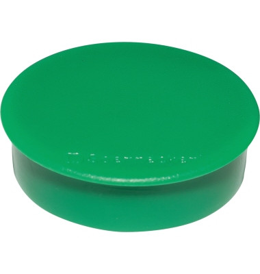 Haftmagnet 4802, Rund, 32mm &Oslash;, gr&uuml;n, 800g