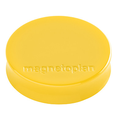 Haftmagnet Ergo, 16640102, Rund, 30mm &Oslash;, goldgelb, 700g