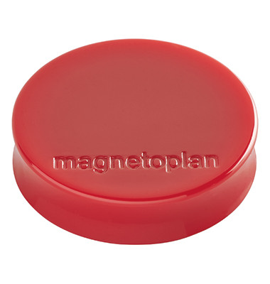 Haftmagnet Ergo Medium, 1664006, Rund, 30mm &Oslash;, rot, 700g