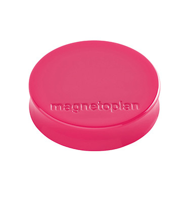 Haftmagnet Ergo Medium, 1664018, Rund, 30mm &Oslash;, pink, 700g