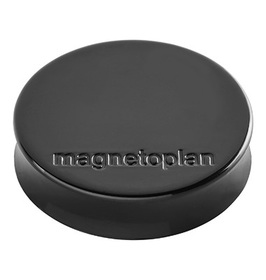 Haftmagnete Ergo Medium 1664012 rund 30x8mm (ØxH) schwarz 700g Haftkraft
