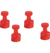 Haftmagnet Memohalter, 1666118, Kegel, 11mm &Oslash;, rot, 500g