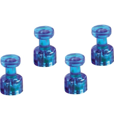 Haftmagnet Memohalter, 1666114, Kegel, 11mm &Oslash;, dunkelblau, 500g