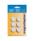 Haftmagnete Discofix Hobby 16645600 rund 24x8mm (ØxH) weiß 300g Haftkraft