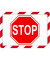 Magnetrahmen Safety Line 194973 DIN A4 PVC rt/ws