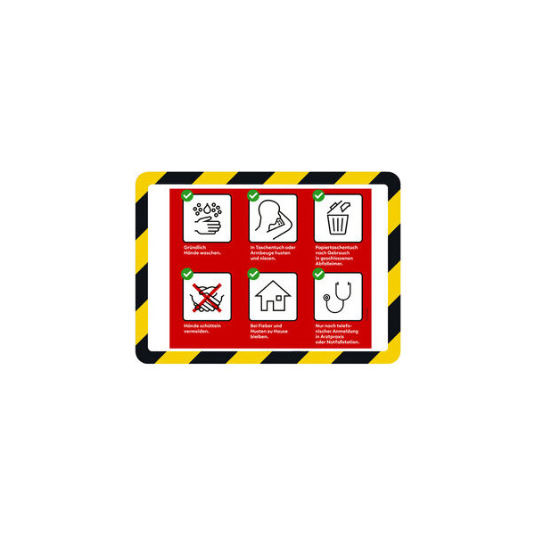 Tarifold Magnetrahmen Safety Line 194974 DIN A4 PVC ge/sw 3377991949746 Tarifold 2 Stück